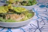Salade de poulet aux poires et aux pointes d'asperges
