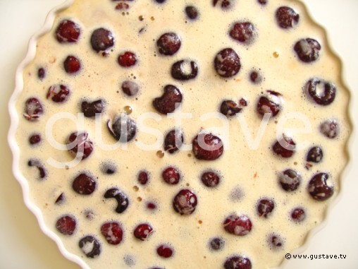 Préparation Clafoutis aux cerises - étape 6