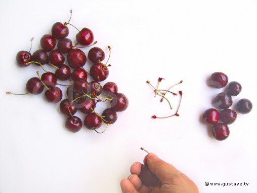 Préparation Clafoutis moelleux aux cerises et aux amandes - étape 1