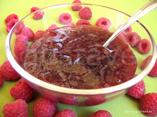 Confiture de framboises