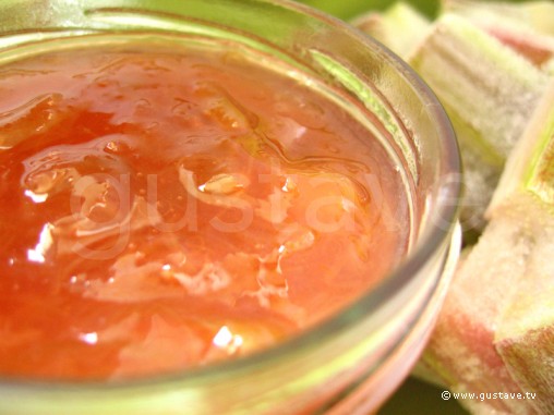 Confiture de rhubarbe