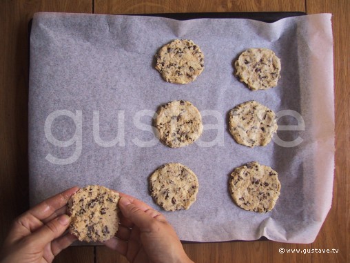 Préparation Cookies aux pépites de chocolat - étape 6