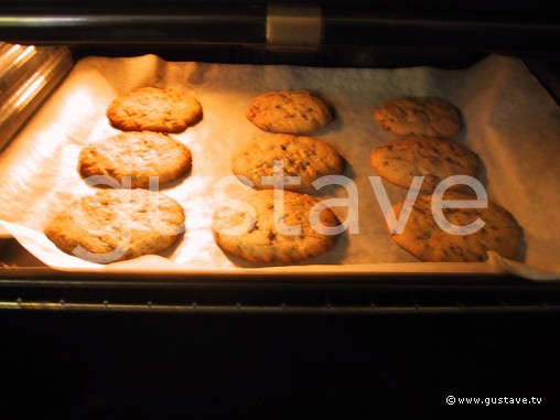 Préparation Cookies aux pépites de chocolat - étape 7