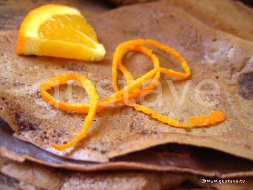 Crêpes au chocolat et à l'orange