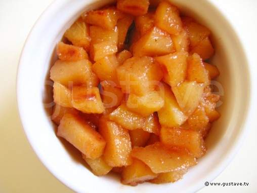 Préparation Crumble aux coings et aux amandes - étape 7