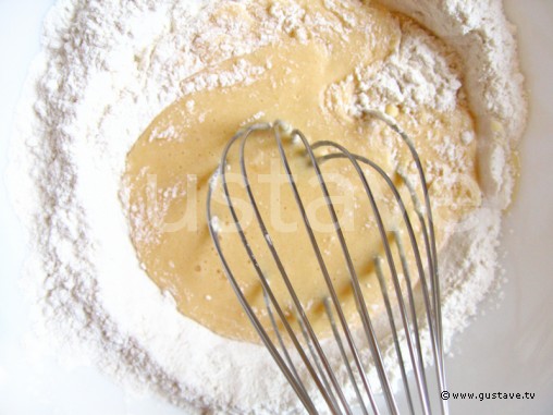 Préparation Gâteau aux pommes et aux amandes - étape 7