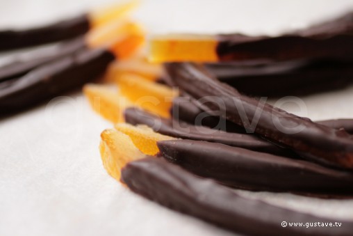 Orangettes : recette au chocolat