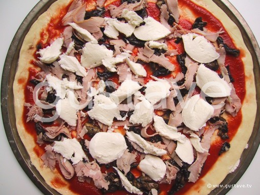 Préparation Pizza capriciosa - étape 7
