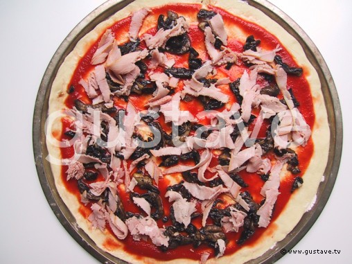 Préparation Pizza capriciosa - étape 6