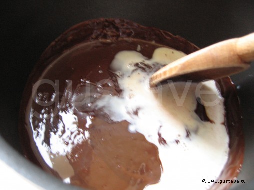 Préparation Poires au chocolat - étape 8