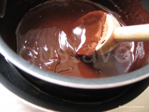 Préparation Poires au chocolat - étape 9