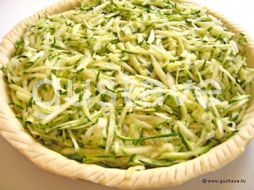 Préparation Quiche aux courgettes de Léontine - étape 5