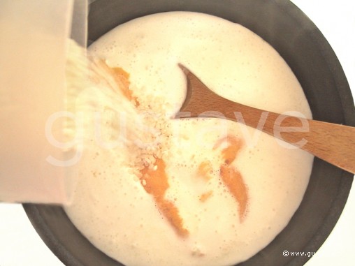 Préparation Riz au lait à la vanille et au citron - étape 4