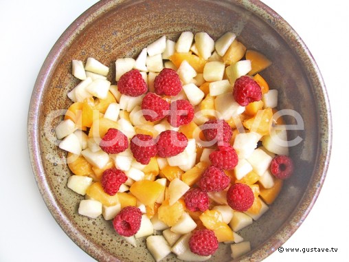 Préparation Salade de fruits d'été - étape 3