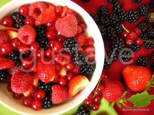 Salade de fruits rouges