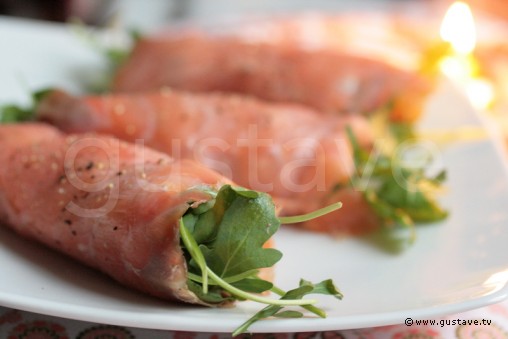 Saumon fumé au fromage frais