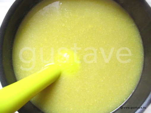 Préparation Soupe aux choux de Bruxelles - étape 4