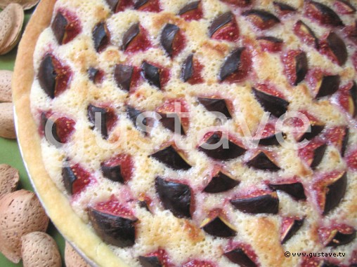 Tarte aux figues et à la crème d'amandes