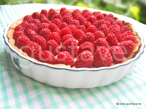 Tarte aux framboises