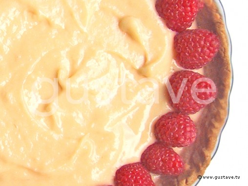 Préparation Tarte aux framboises à l'eau de vie - étape 13