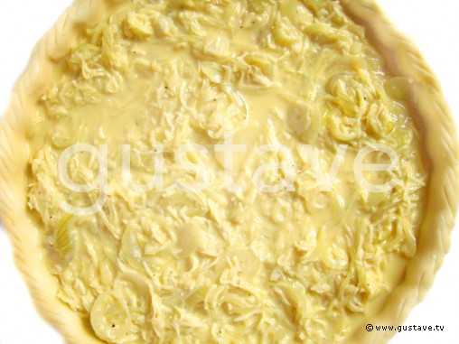 Préparation Tarte à l'oignon - étape 10