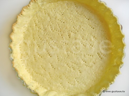 Préparation Tarte aux pêches à la crème citronnée - étape 4