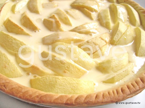 Préparation Tarte aux pommes alsacienne - étape 8