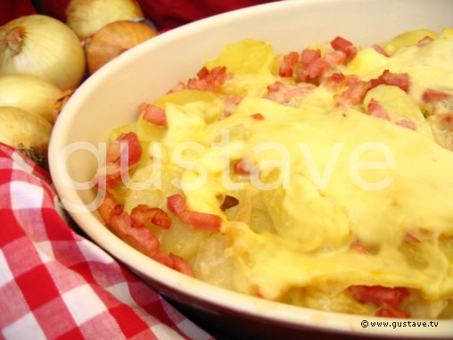 Recette Tartiflette au reblochon et aux lardons