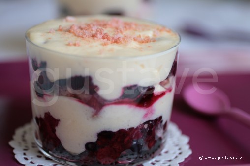 Tiramisu aux fruits rouges