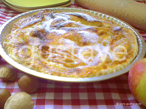 Tourte aux pommes et aux groseilles à maquereau