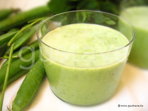 Gaspacho De Petits Pois Veloute Glace De Petits Pois A La Menthe