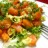 Salade de patates douces au curry et à la ciboulette