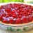 Tarte aux framboises à l'eau de vie