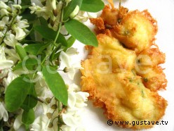 Beignets de fleurs d'acacia