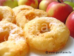 Beignets aux pommes et à la cannelle