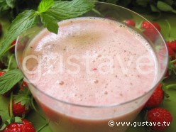 Milk-shake à la fraise