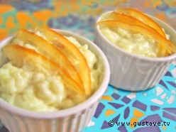 Riz au lait à la vanille et au citron