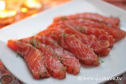 Saumon gravlax