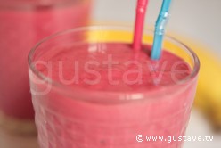 Smoothie framboise banane