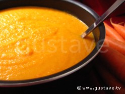 Soupe de carottes au gingembre