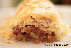 Strudel alsacien aux pommes et aux fruits secs