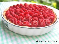 Tarte aux framboises