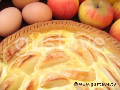 Tarte aux pommes alsacienne