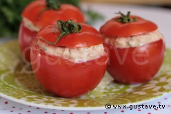 Tomates farcies au thon