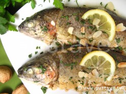 Truites meunières aux amandes et à la coriandre