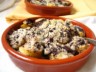 Crumble aux bananes et au chocolat
