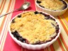 Crumble aux fruits rouges et aux amandes