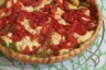 Tarte à la tomate, au chèvre frais et au pistou